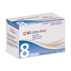 BD Ultra-Fine™+ 31 G, 8 mm - Aghi per penne