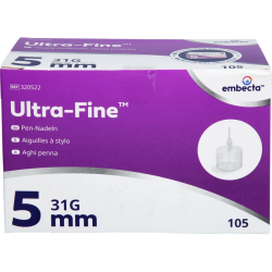 BD Ultra-Fine™+ 31 G, 5 mm - Penkanülen (ehem. Pennadeln)