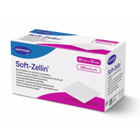 Soft-Zellin Tampons imbibés d'alcool