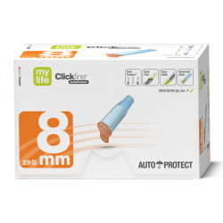 mylife™ Clickfine® Autoprotect™ 8mm - aiguilles pour stylos