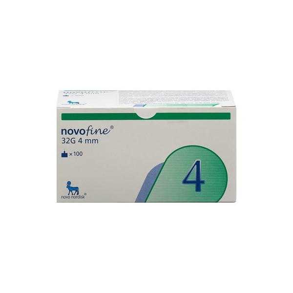 NovoFine Injektionsnadeln 32G 4mm (100 Stk.)