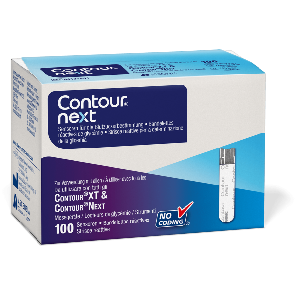 CONTOUR®NEXT strisce reattive per la determinazione della glicemia 100 pezzi