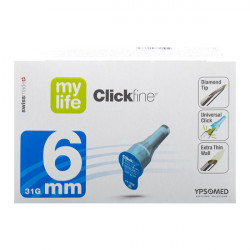 mylife™ Clickfine® (31G), 6 mm - l'ago penna