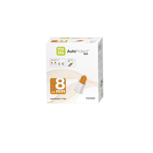 mylife AutoProtect PRO, 8 mm | 29G / 0.33 mm, parete ultra sottile