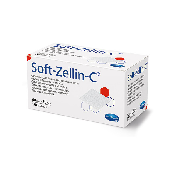Soft-Zellin Tampons imbibés d'alcool