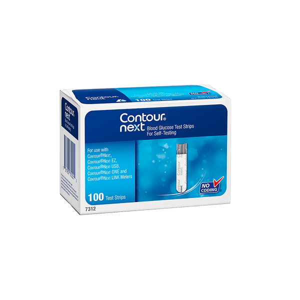 CONTOUR®NEXT Bandelettes réactives 100 pièces