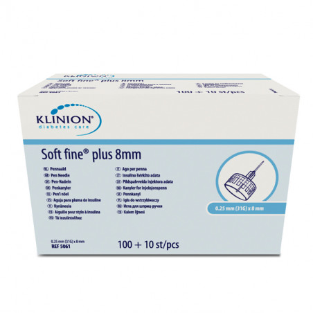 Klinion® soft fine® plus (31G), 8 mm - Pennadeln