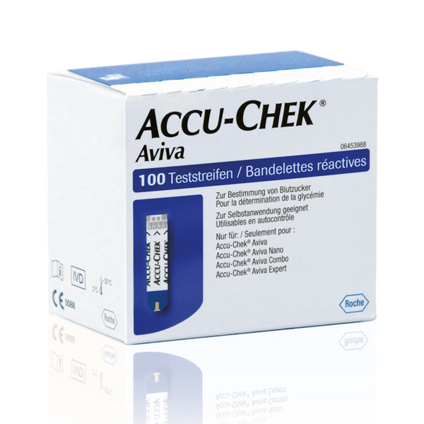 Accu-Chek® Aviva - Strisce, 100 pezzi